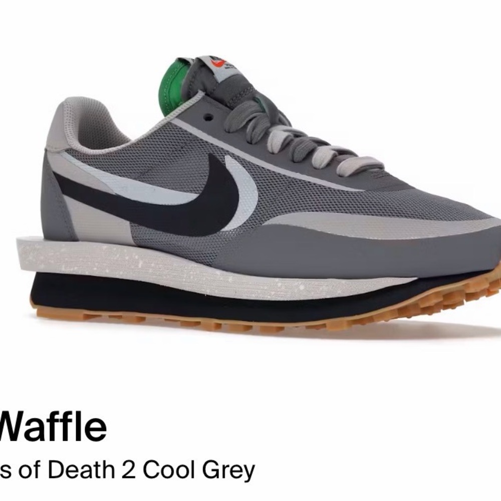 Nike LD Waffle Gray and Black Sneakers